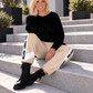 Oversized Basic Shirt - stone-washed-schwarz