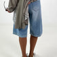 Bermuda jeans - lightdenim