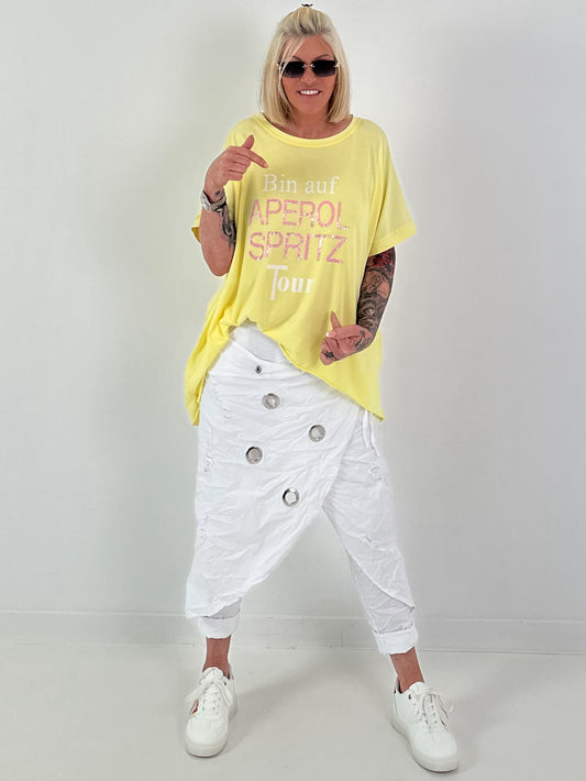 Oversized T-Shirt on Tour - gelb