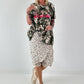 Oversized Camouflage T-Shirt - beige-mehrfarbig