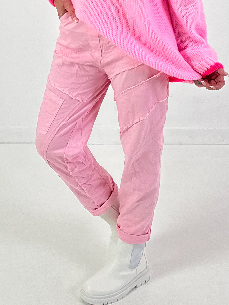 Hose Modell "Rough Flow" - rosa