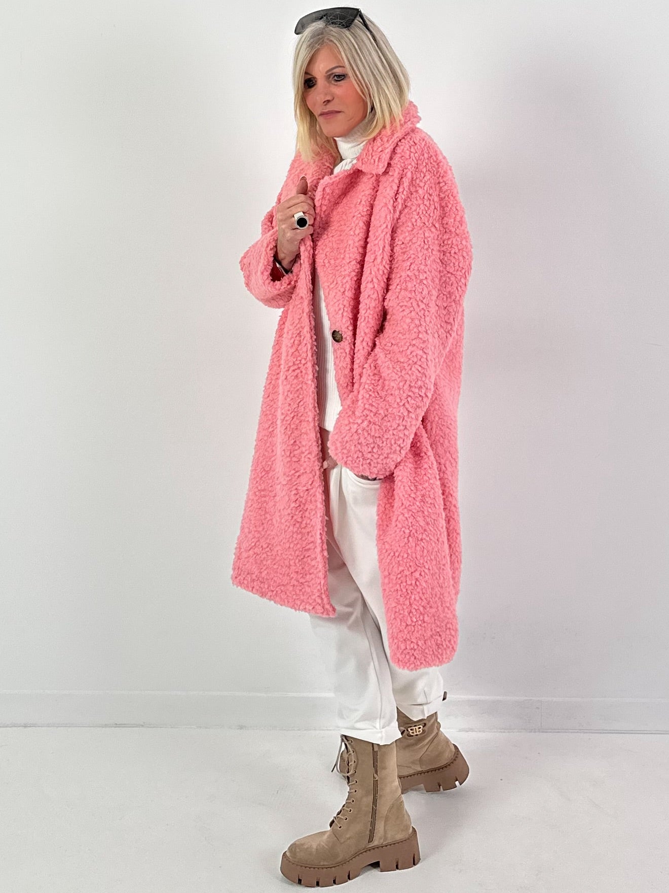 Teddyjas model "Cozy Classics" - roze