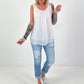 Silk top - white