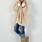 Capuchonjack, model "Hooded Ted" - beige