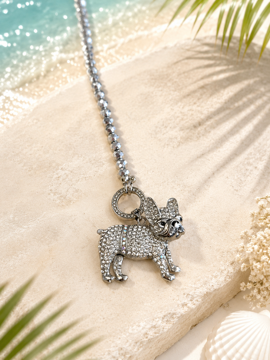 French Bulldog Chain - silver