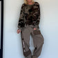 Sweater im Camouflage-Look - taupe-mokka-mehrfarbig