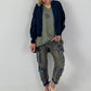 Jacke mit Rückenprint - dunkelblau