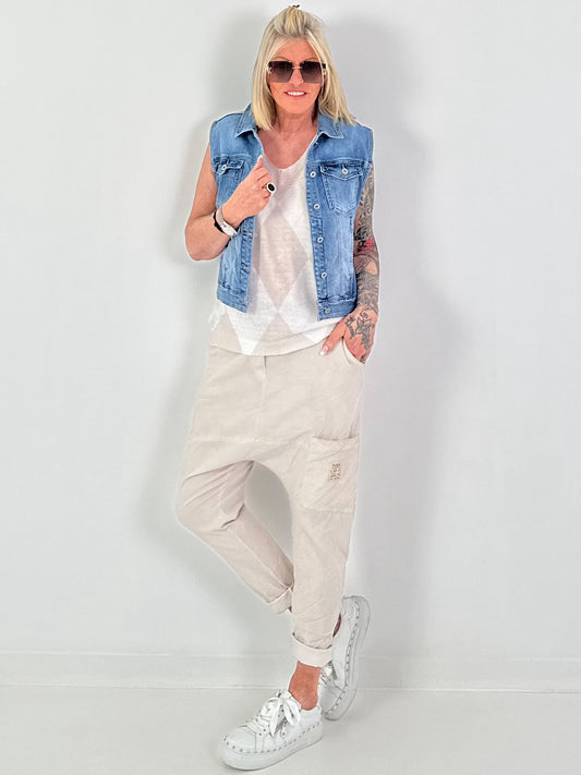 Denim vest