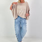 Oversized Shirt Normal is Boring - beige