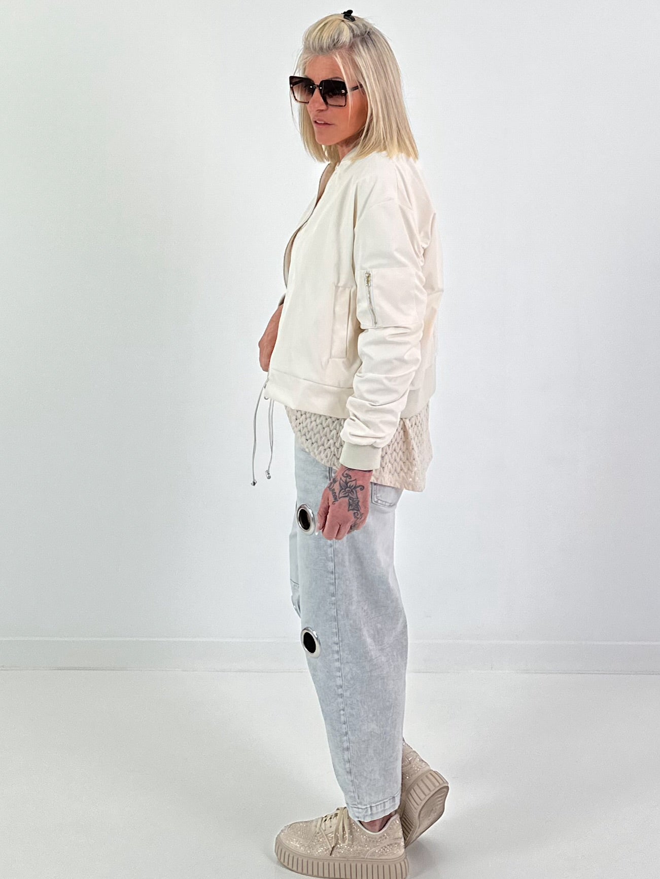 Bomberjacke - creme