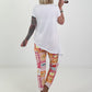 Asymmetrical T-shirt - white