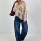 Oversized Shirt Amore - beige