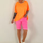 T-Shirt OK! - neon orange