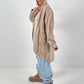 Oversized militair blazer model “Glam Officer” - beige