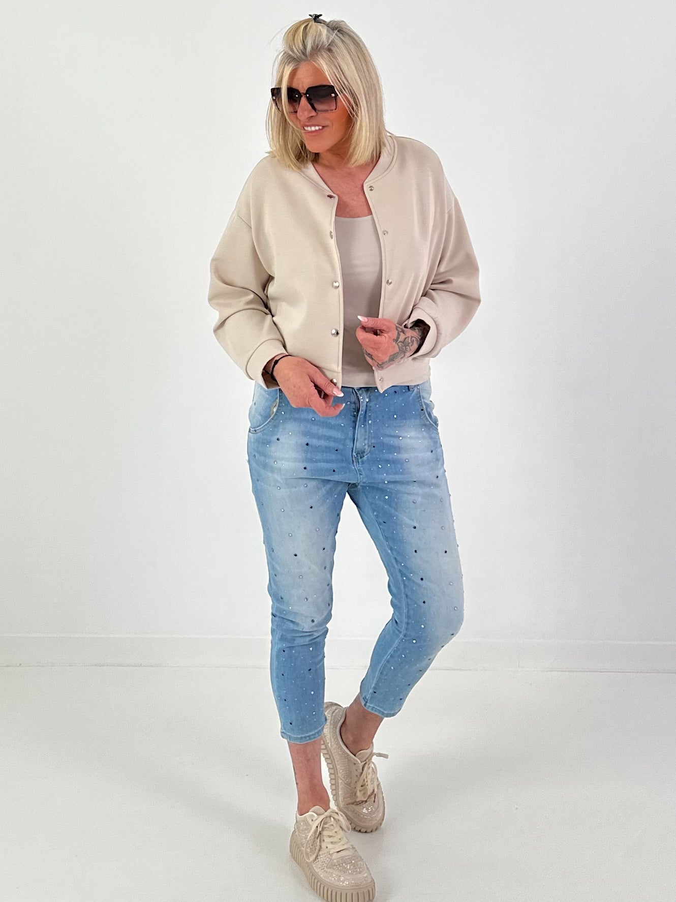 College Jacket - beige