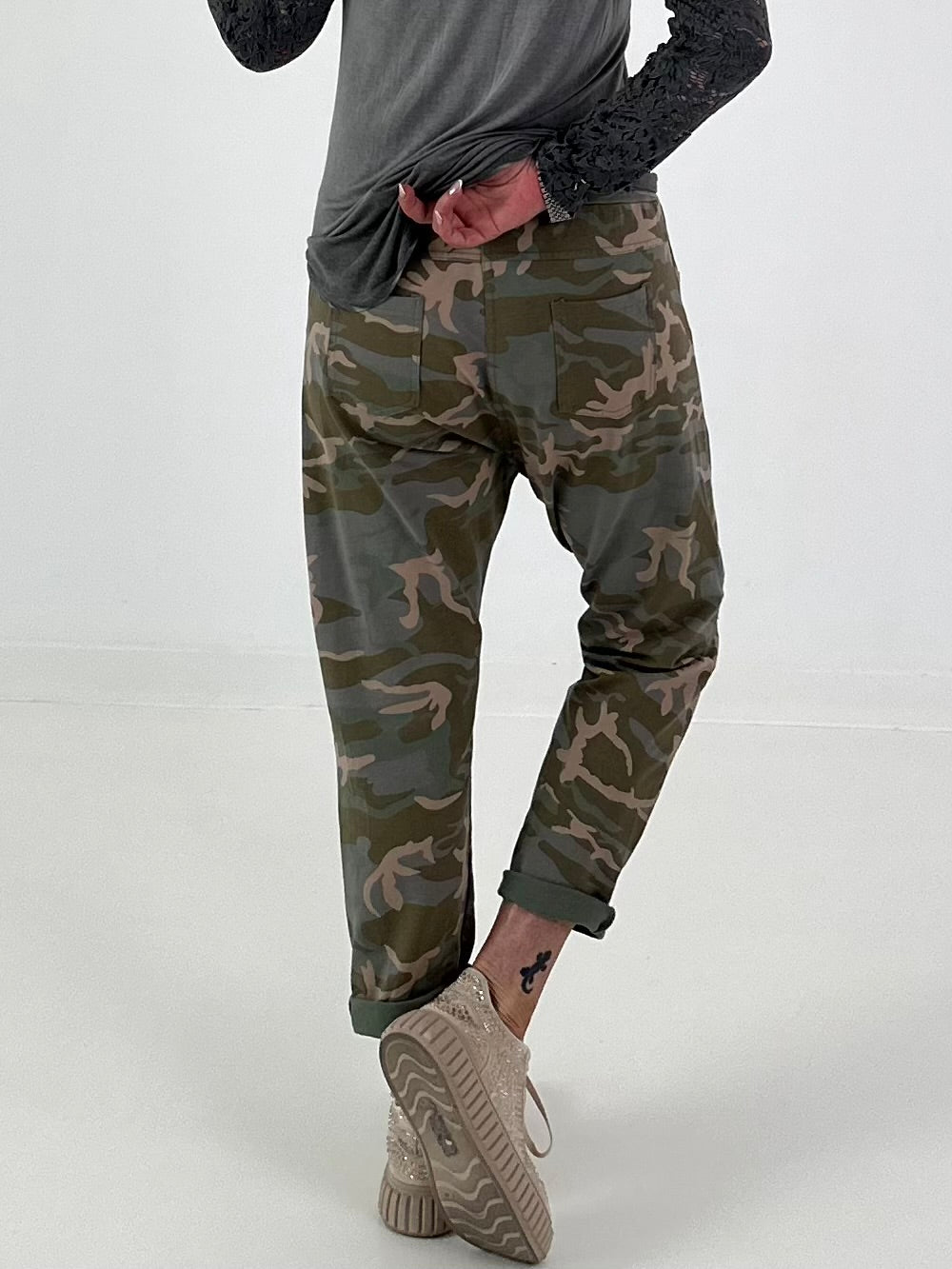 Camouflage Baggy  - khaki - mehrfarbig