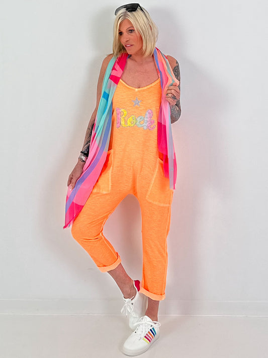 Jumpsuit Skirt - neon orange
