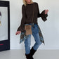 Small fur bag / Phone bag - taupe
