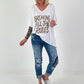 Oversized Shirt Breaking Rules - white