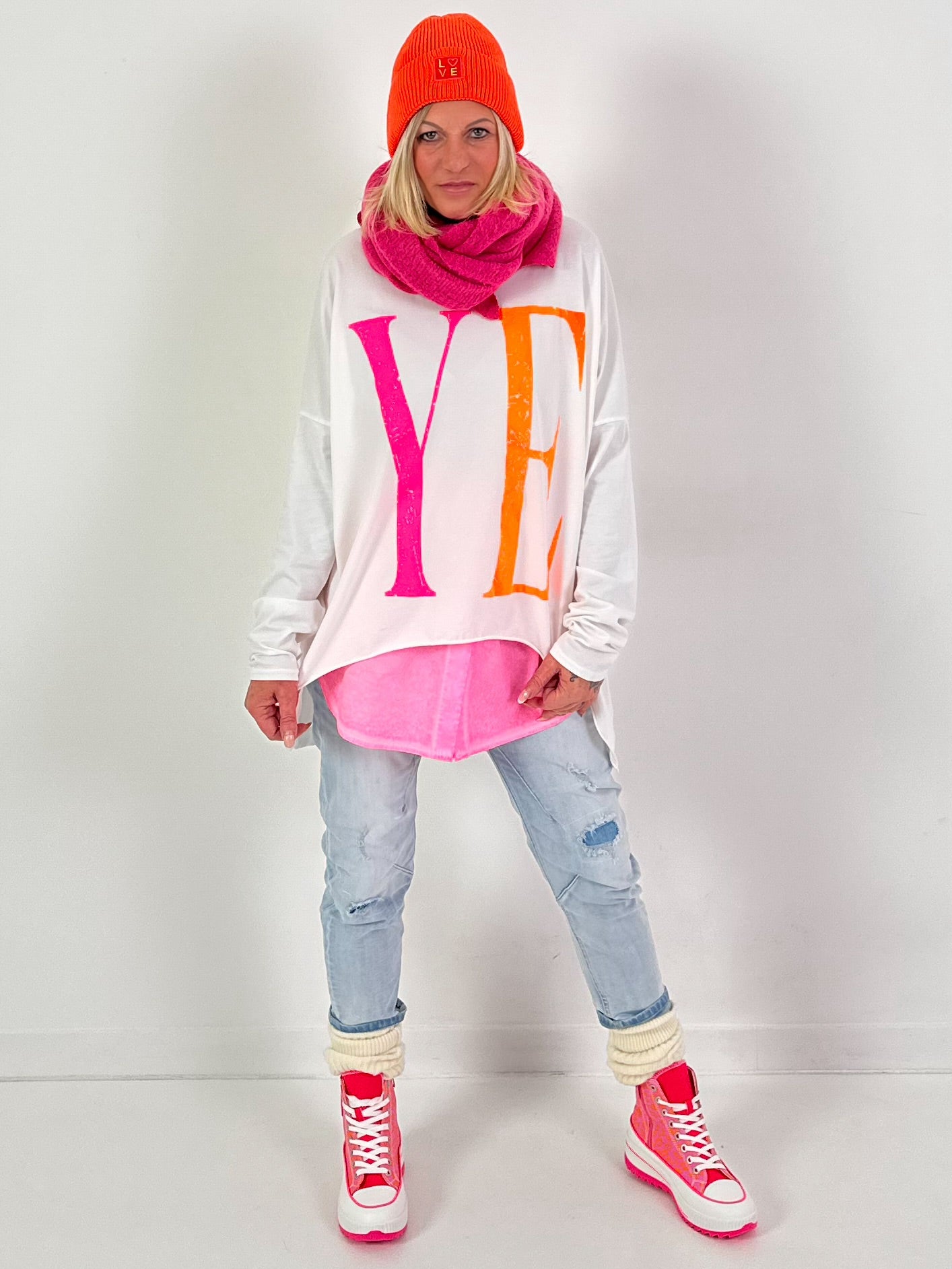 Sjaalmodel "Soft Snug" - roze