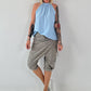 Neckholder Top -hellblau