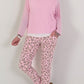 Feinstrick Pulli mit Top - rosa