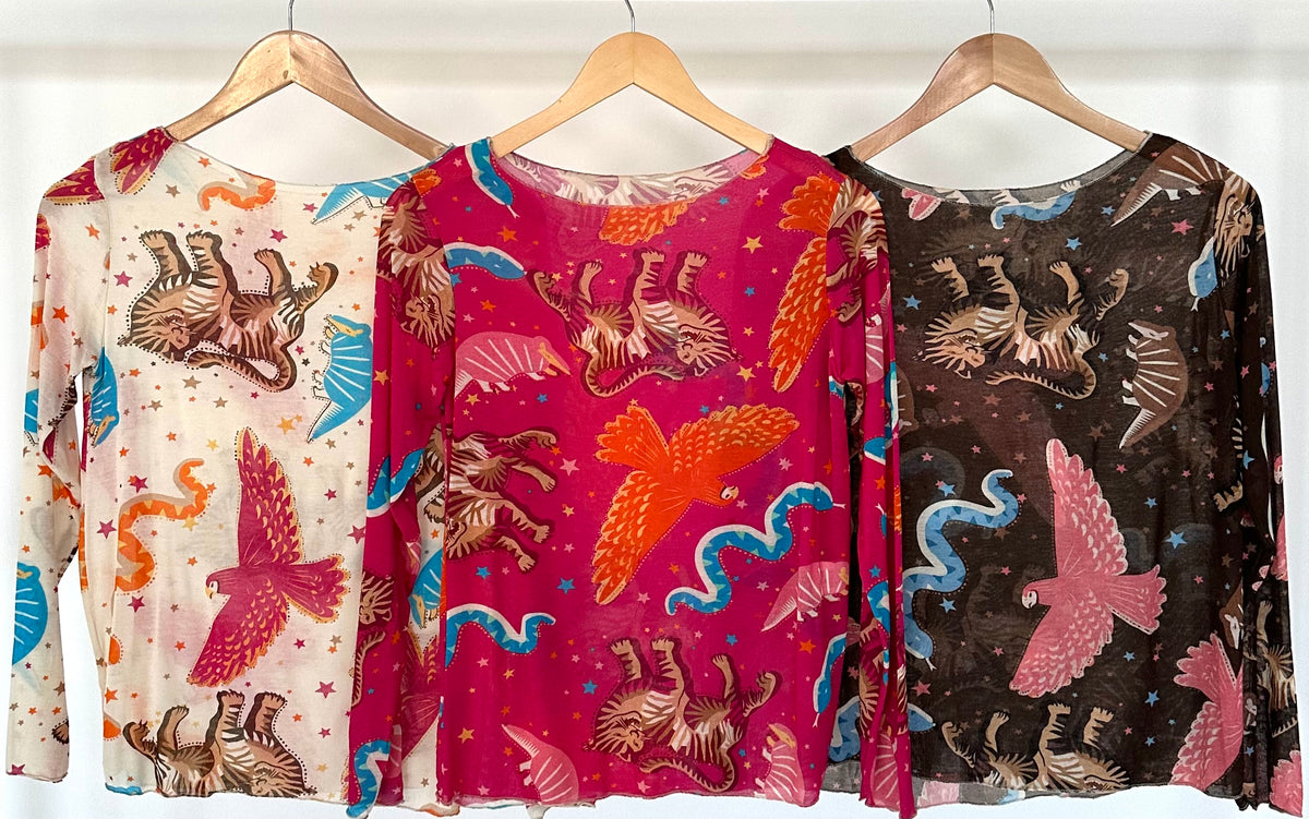 Cashmere Shirt Animals - 3 Farben