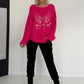 Weicher Pullover My Angel - pink