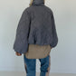 Jacke mit Puffärmelchen - grau