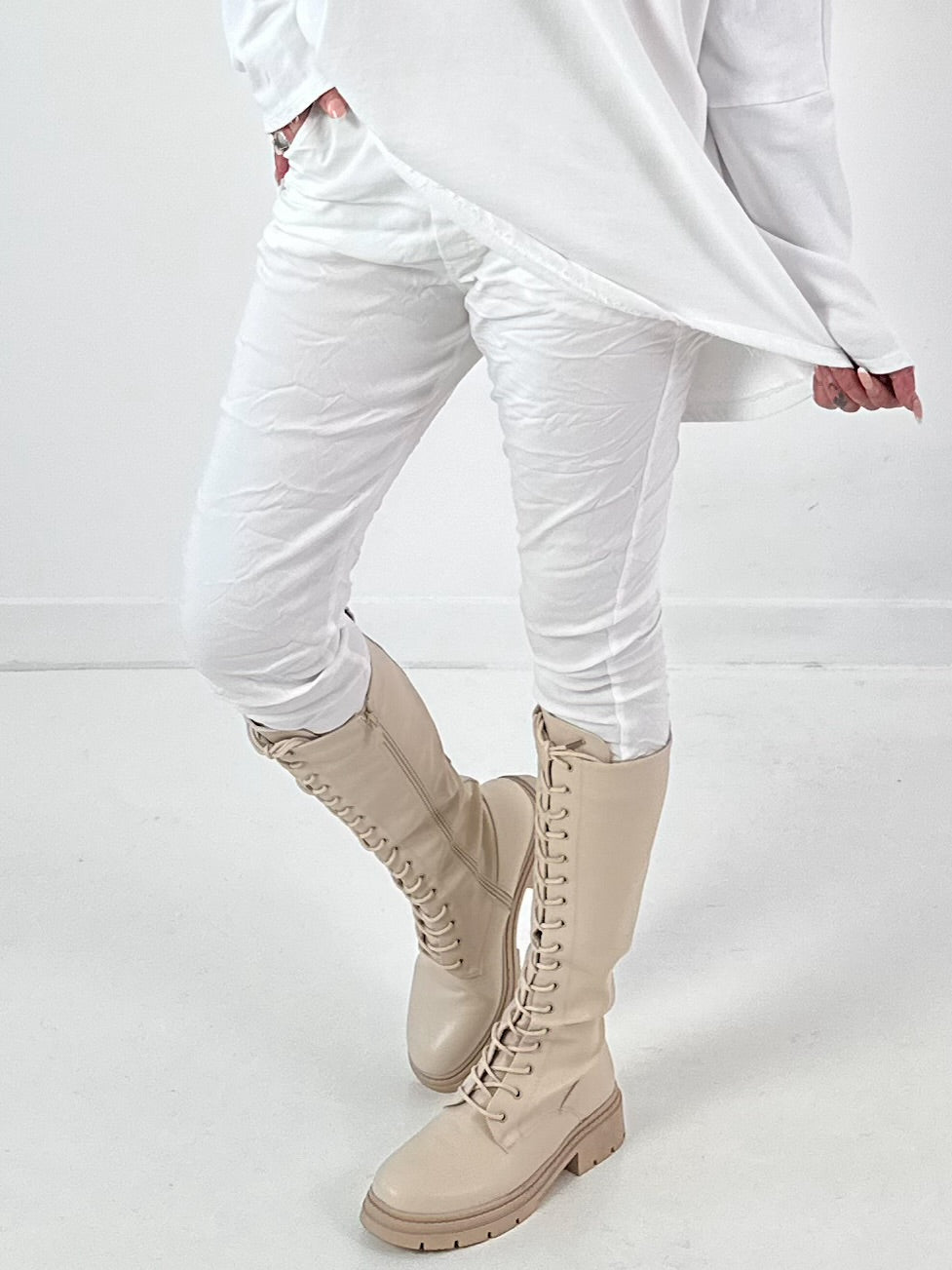 Trousers model "Daily Ready" - white