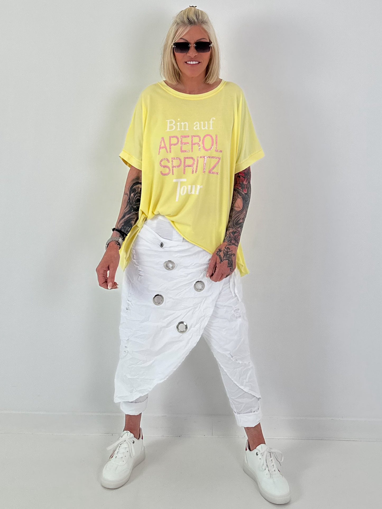 Oversized T-Shirt on Tour - gelb