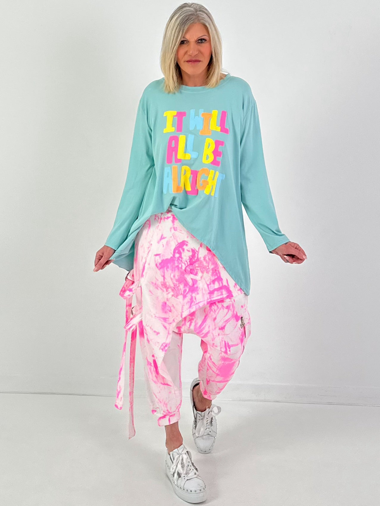 Shirt ALRIGHT - watergreen