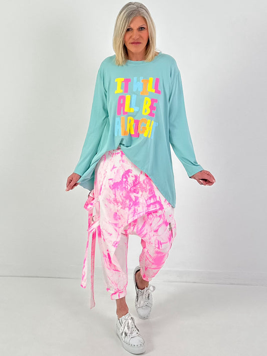 Shirt ALRIGHT - watergreen