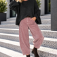 Sweater with trumpet sleeves - used-black