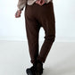 Baggy sweatshirt with patch pockets - mocha