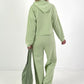 Zweiteiler mit Kapuze - lindgrün