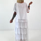 Kleid im Lagenlook - weiss