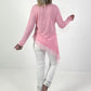 Feinstrick Pullover - rosa