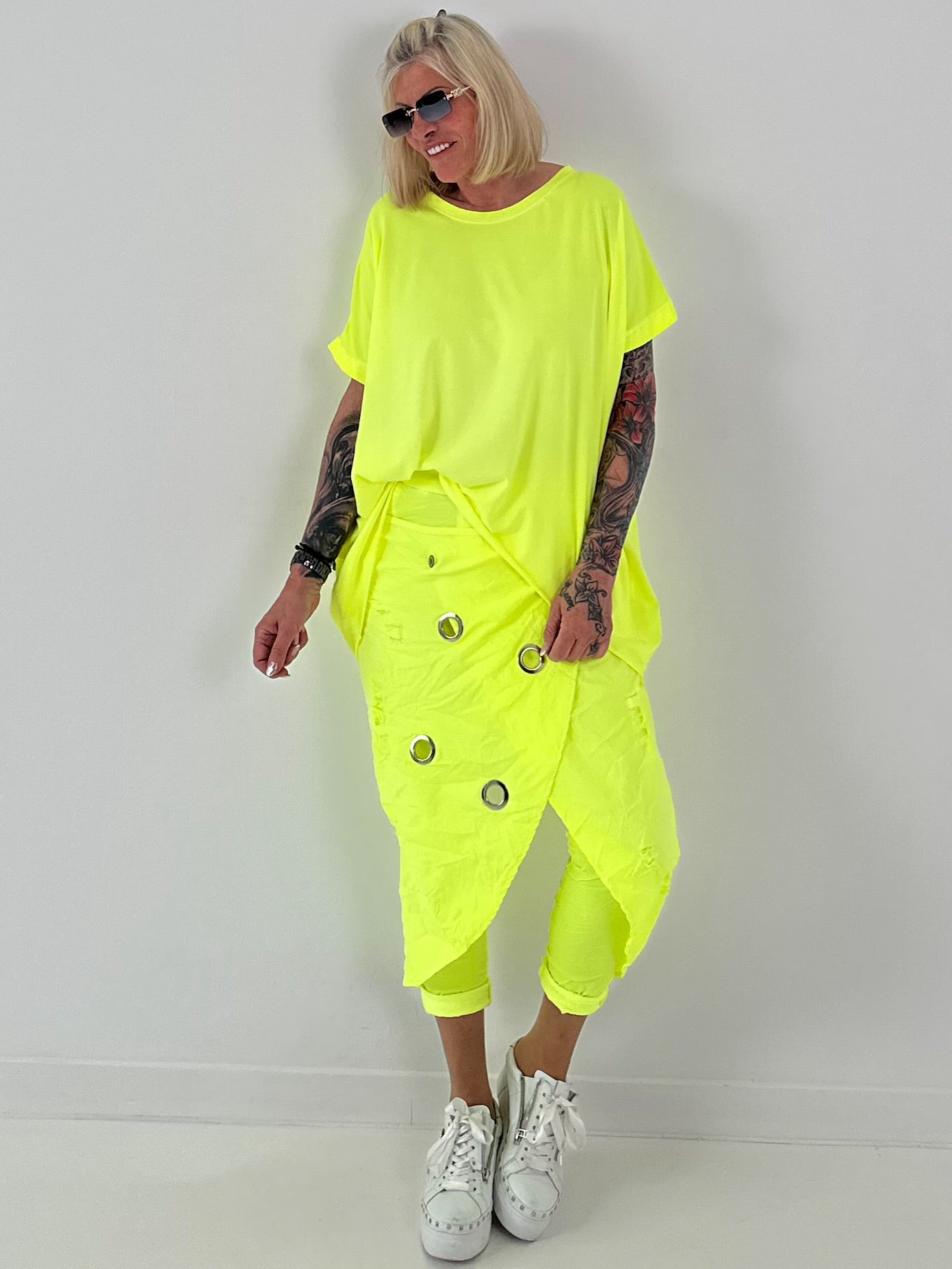 Oversized T-Shirt - neongelb