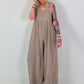 Marlene-style jumpsuit - taupe