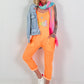 Jumpsuit Skirt - neon orange