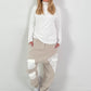 Baggy broek model "Pocket Style" - beige