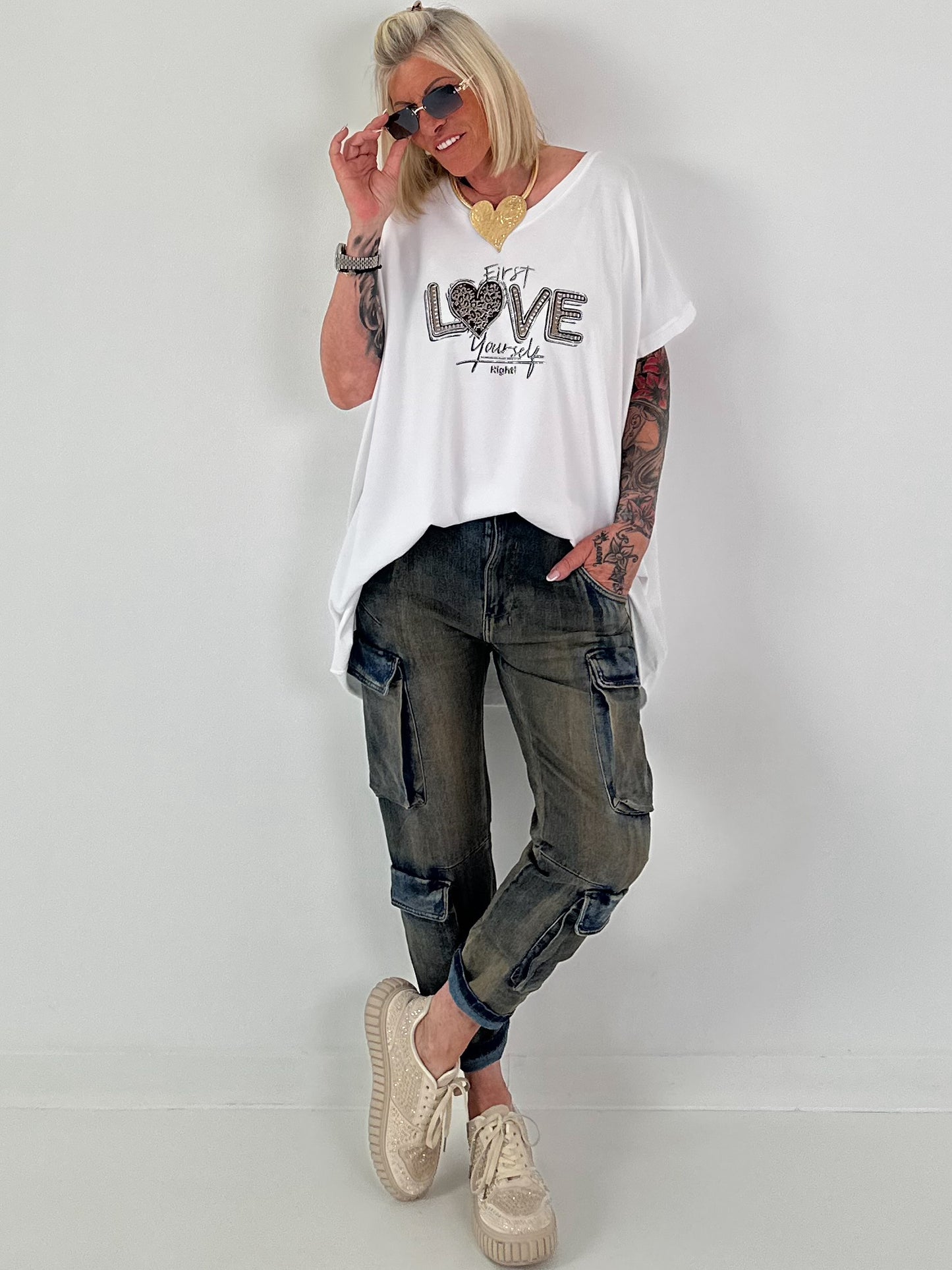 Cargo Jeans - denim