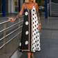 Luftiges Sommerkleid mit Print - schwarz mehrfarbig