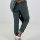 Stylische Hose im Knit-Look - khaki