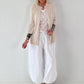 Leichte Feinstrickjacke mit Knopf- beige