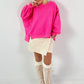 Teddy sweater model "Sweet Bliss" - bubble pink