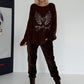 Weicher Pullover My Angel - mokka