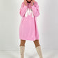 Long Hoodie/Kleid Modell "Edition M" - candy