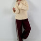 Chunky knit sweater - beige